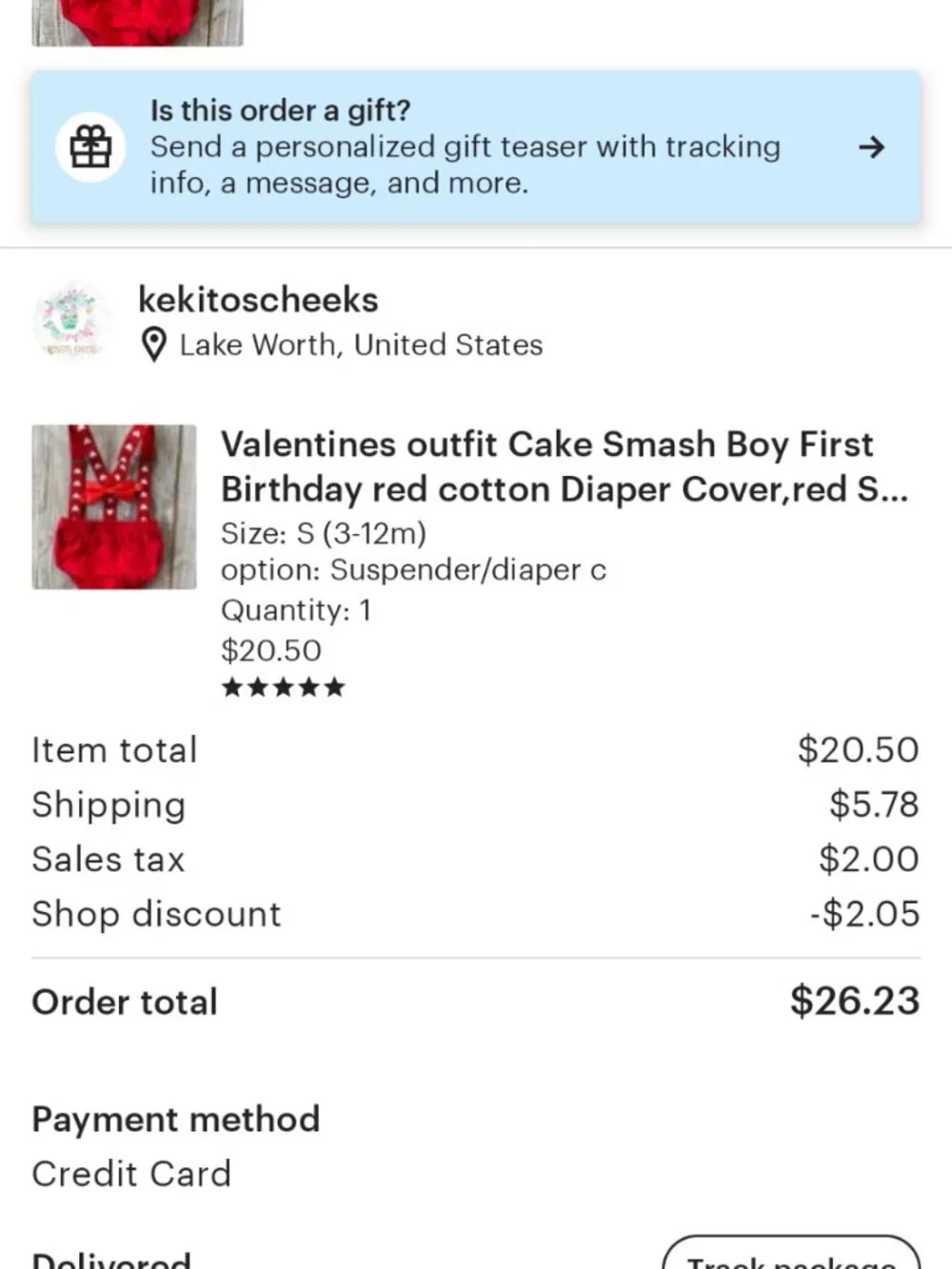 Size 3-12 Months Valentine's Day or Baby Cake Smash Outfit w/ Heart Suspenders